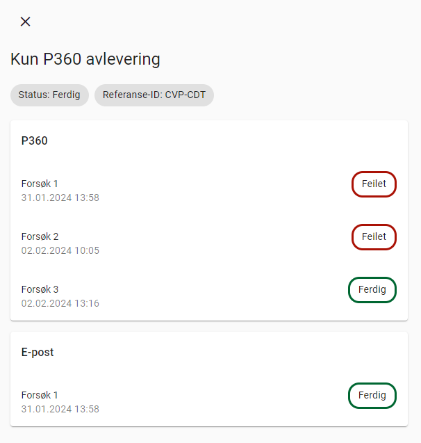 Details of dispatches are deleted by deletion routines and replaced by a summary of the dispatch process