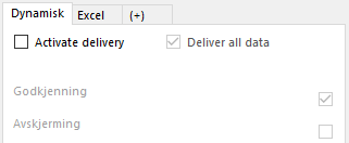 Click on the plus sign to select a dispatch type