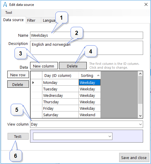 Add a new custom data source