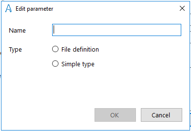 Edit parameter