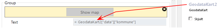 Note that module name must be the same as in formula
