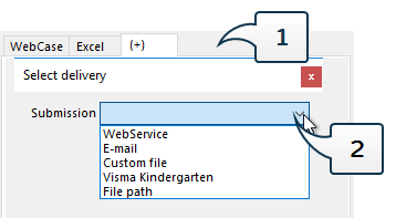Click to add to web service, and select web service from the list Click to add to web service, and select web service from the list