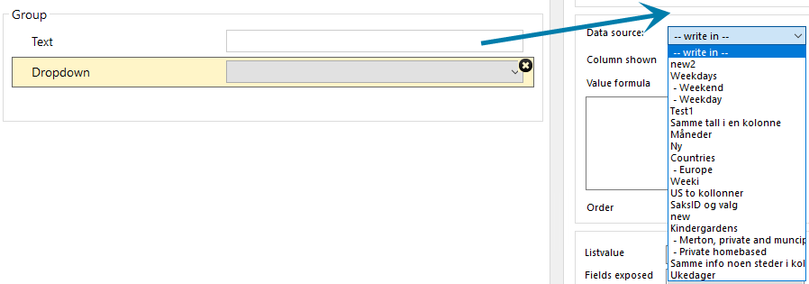 The filters created will become sub-levels of the actual data source